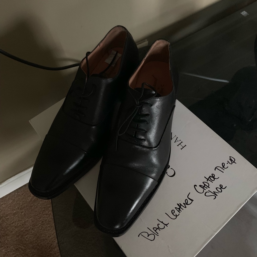 Custom made men shoes never worn